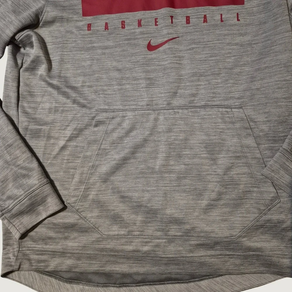 Nike Iowa State Cyclones Basketball Hoodie Mens M Dri-FIT Gray NCAA Pullover